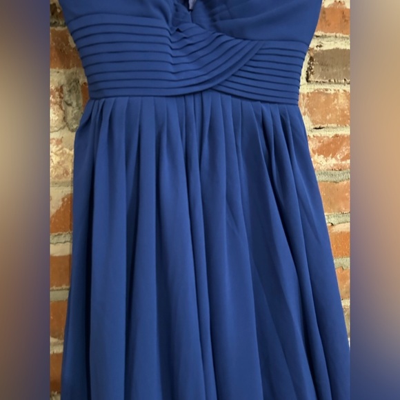 Lulus Come Away With Me Royal Blue Skater Dress Size Small - Picture 14 of 15